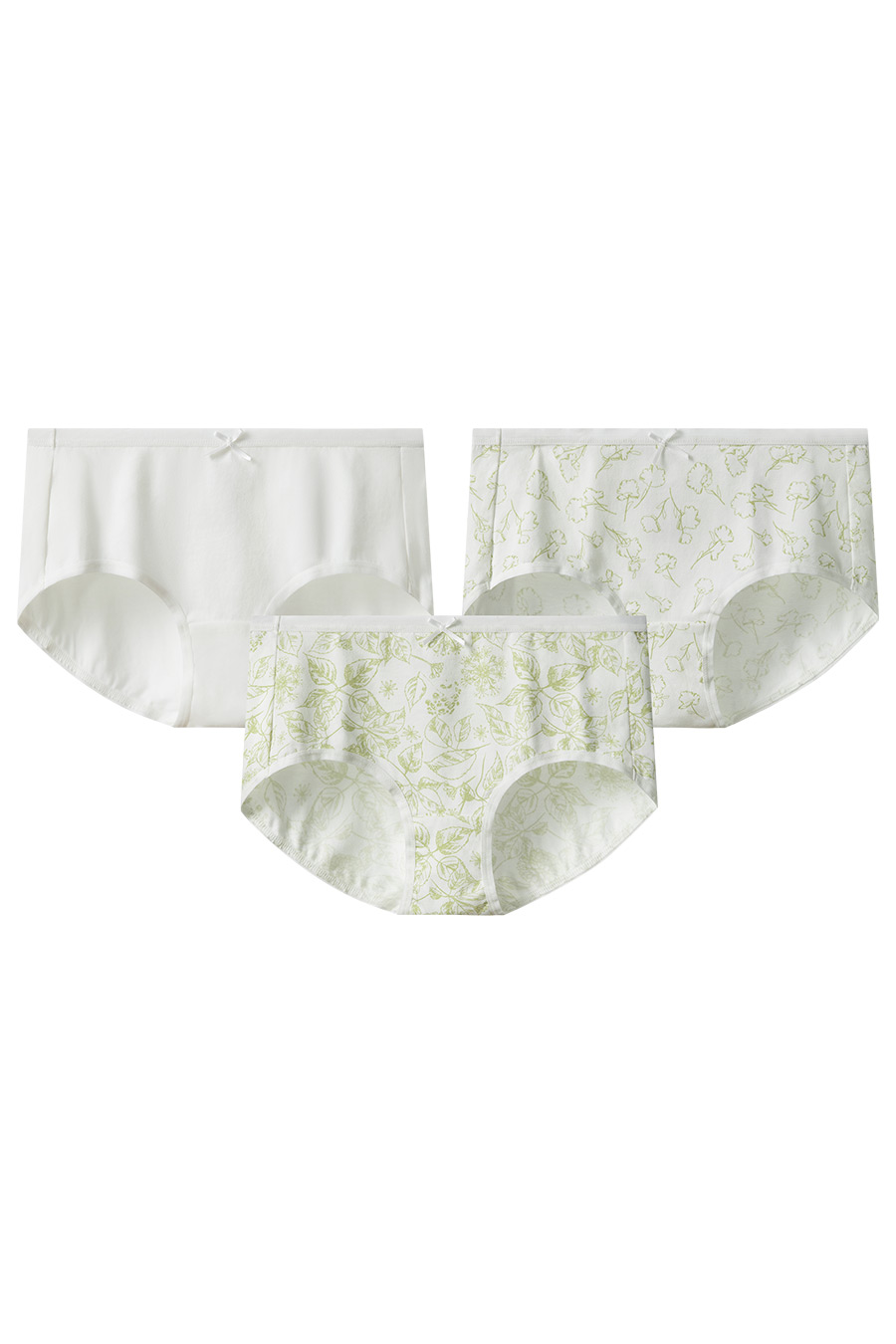 SCHIESSER 2025 F-W Ladies' Cotton Printed Breathable Mid-Rise Bikini Panties (3pcs Pack)