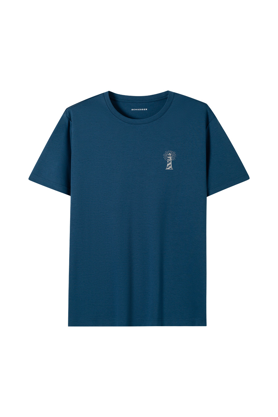 SCHIESSER舒雅24年早春新品男士液氨丝光纯棉短袖上衣T恤22788U