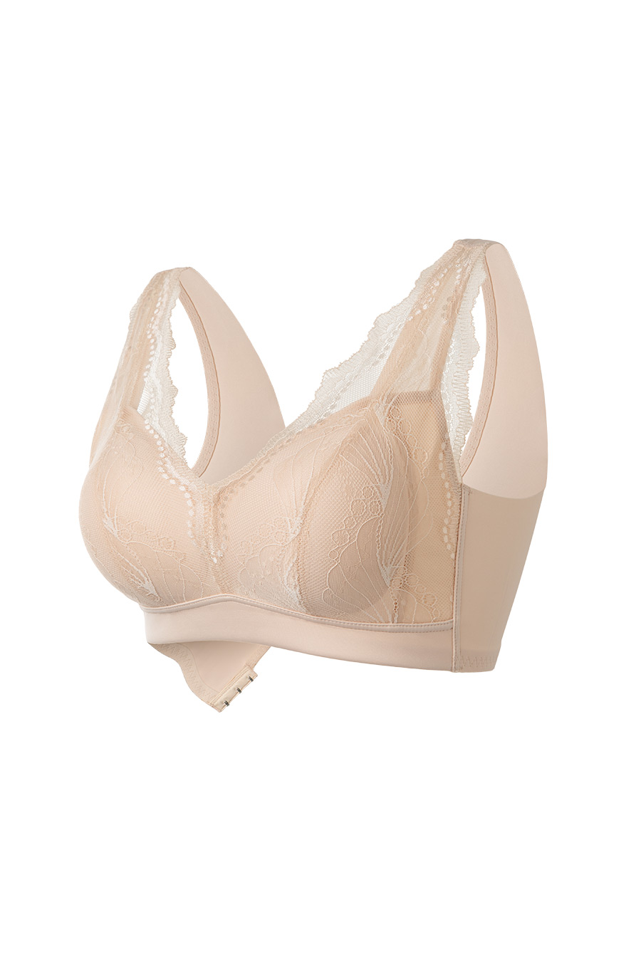 SCHIESSER舒雅25早秋新品女士蕾丝加宽侧收透气无钢托内衣文胸BRA