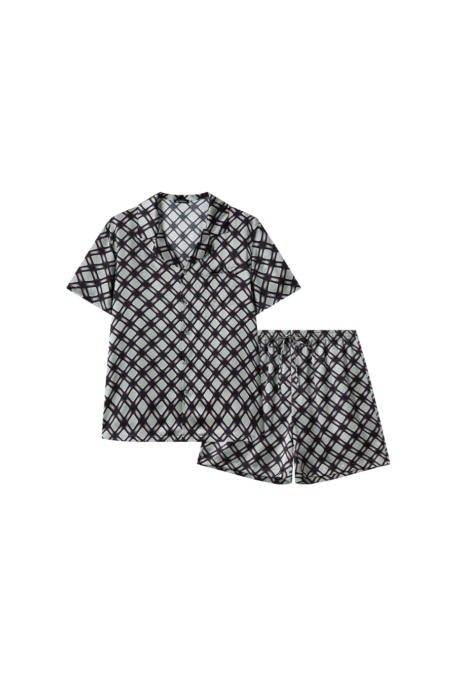 SCHIESSER舒雅鉑雅男士含桑蠶絲親膚睡衣家居服套裝