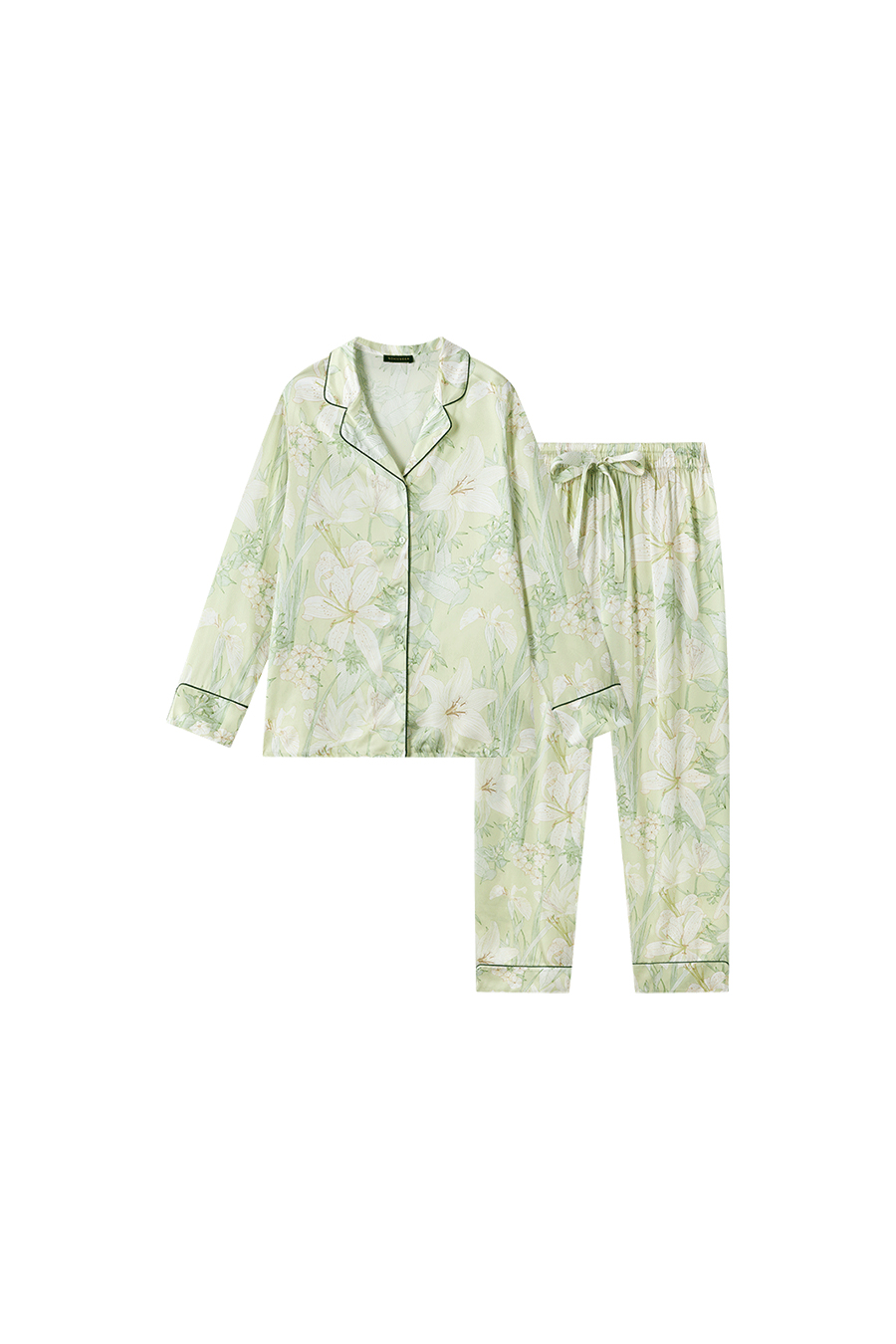 SCHIESSER舒雅鉑雅女士含桑蠶絲親膚睡衣家居服套裝